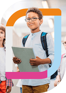 Estudiante con tablet